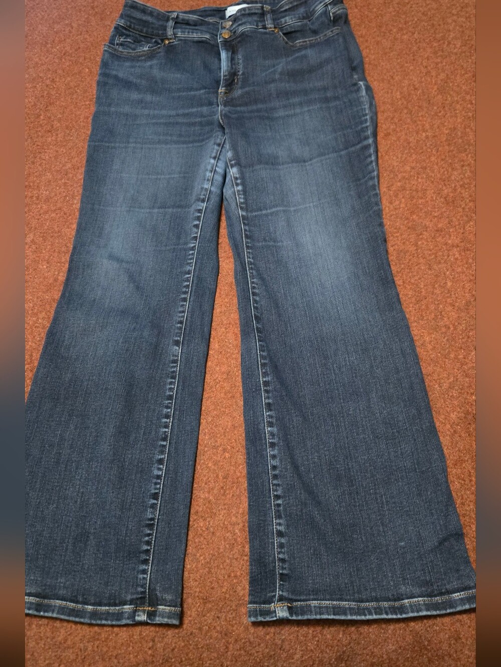 Lane Bryant High Waisted Boot Tummy Control Jean Size 16 Medium Wash